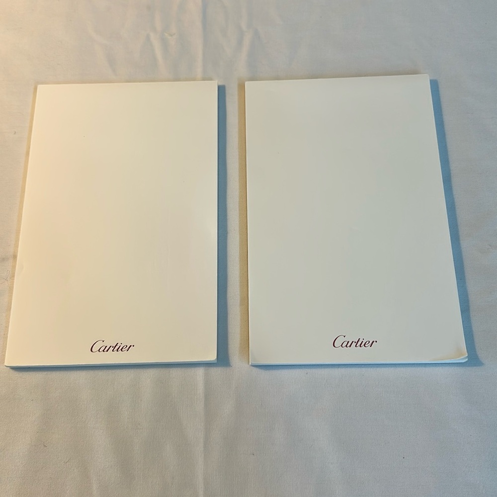Cartier note 🗒️ books